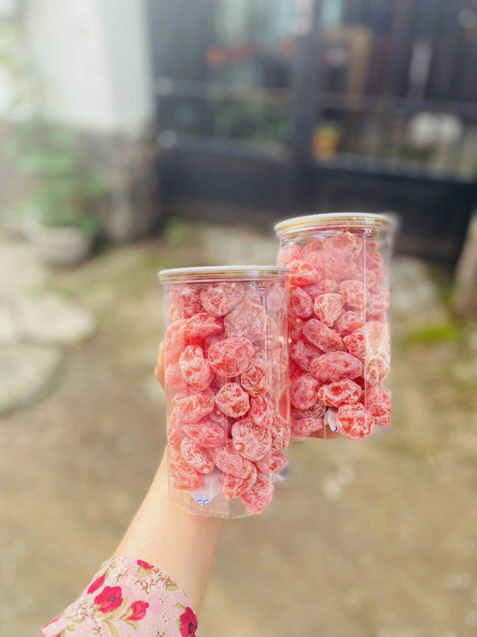 Xí muội đào hồng chua ngọt