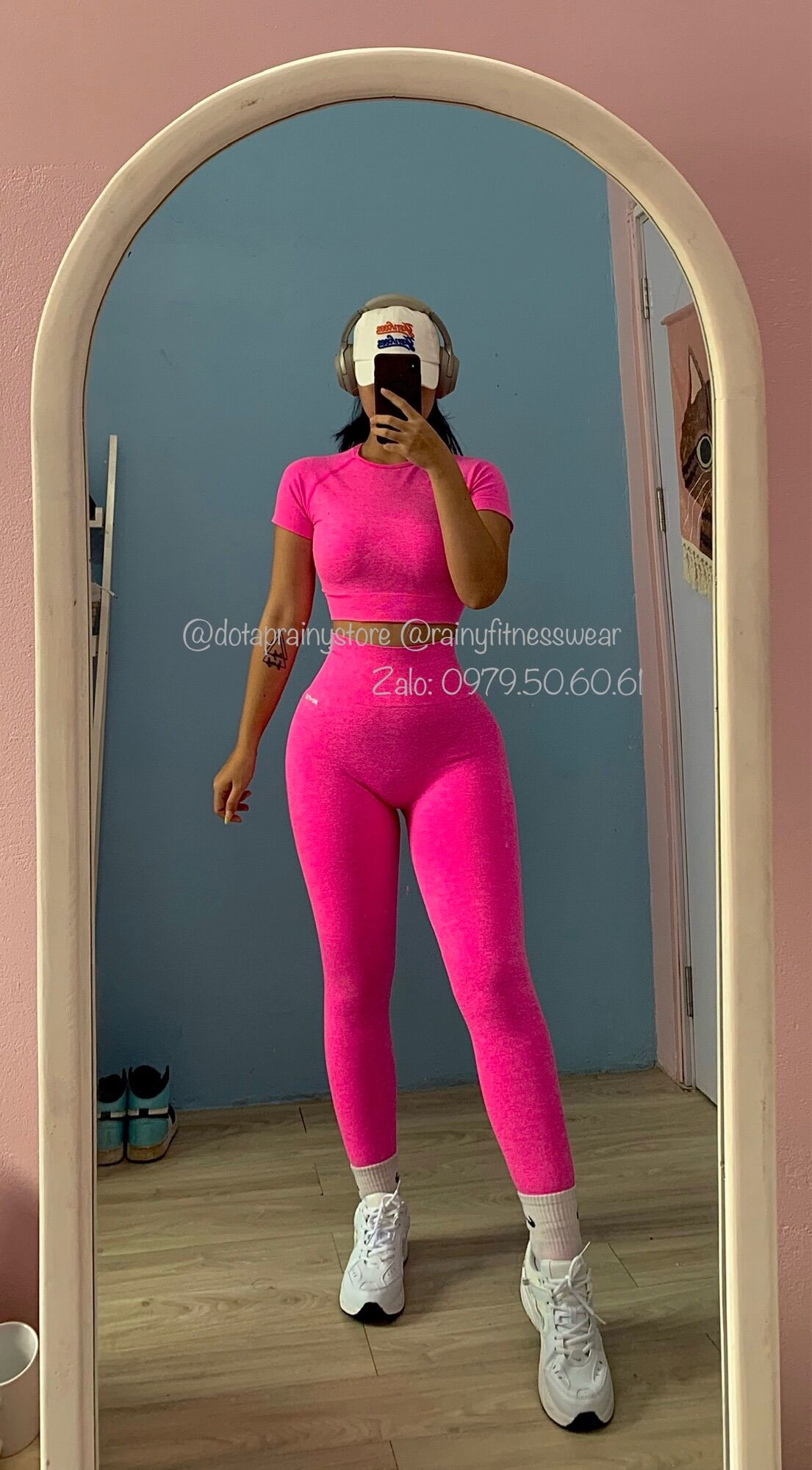 Bộ đồ tập gym, yoga BoTee Crop + Leggings