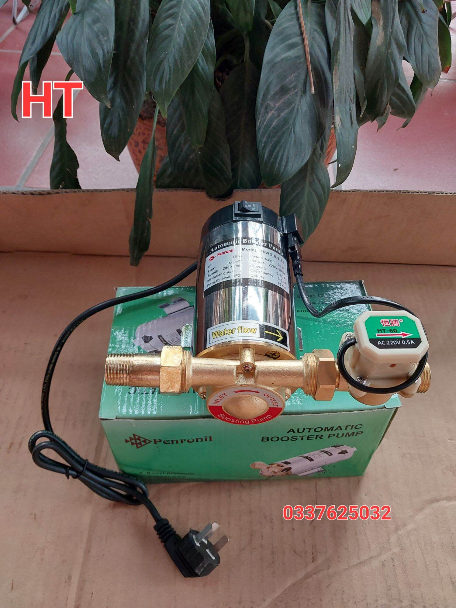 Máy bơm tăng áp Penroli - bơm tăng áp máy giặt ,bình nước nóng lạnh