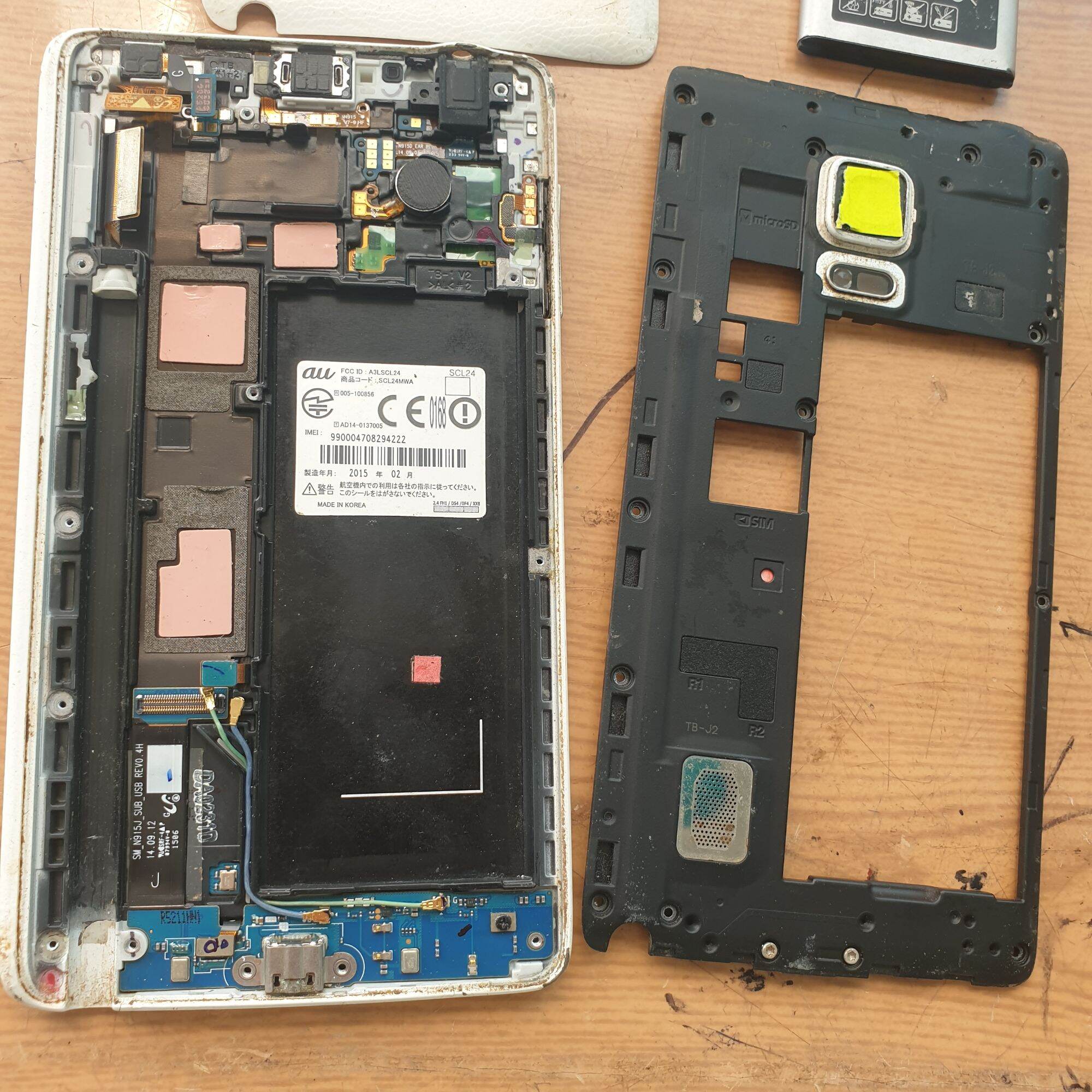 Linh kiện điện thoại samsung note edge bản Âu tháo máy