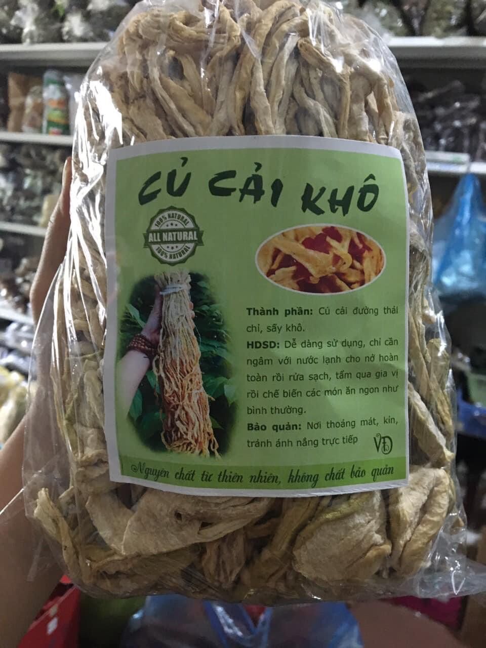 Củ cải khô 500gr