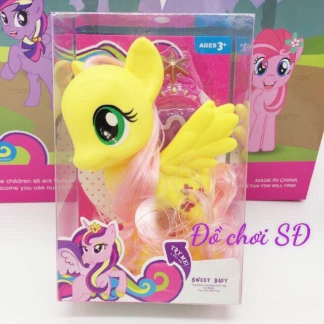 Đò chơi ngựa pony màu vàng