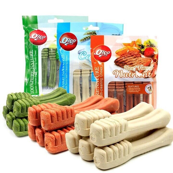 Xương orgo cho chó, xương gặm cho chó orgo, thức ăn bổ sung canxi