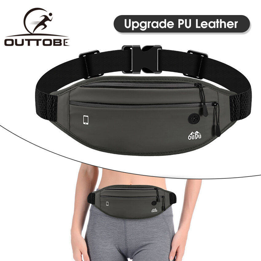 Outtobe Sports Waist Pack - Waterproof Adjustable Crossbody Bag