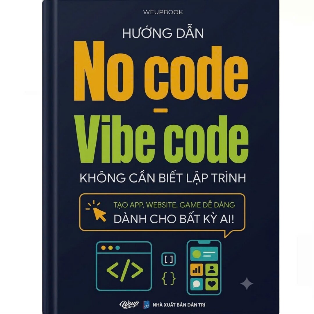 Hướng Dẫn No Code - Vibe Code Không Cần Biết Lập Trình sổ tay