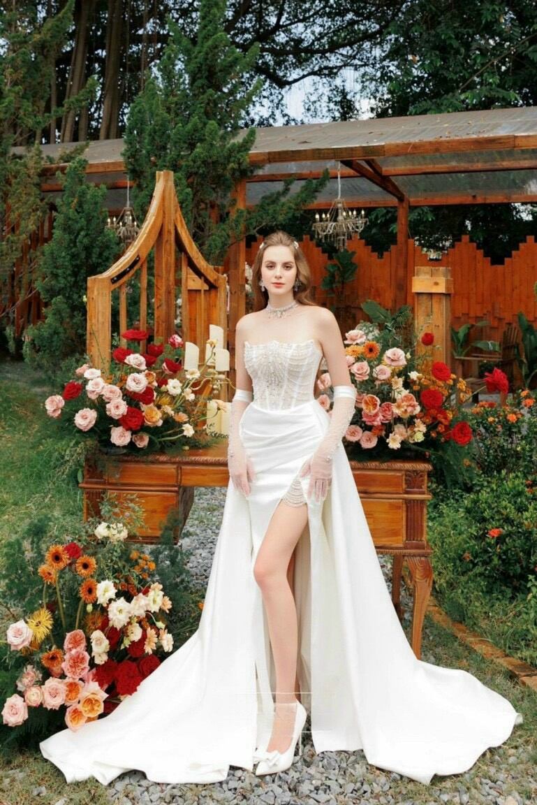 ĐẦM BODY DẠ HỘI KÈM TÙNG TÔM
