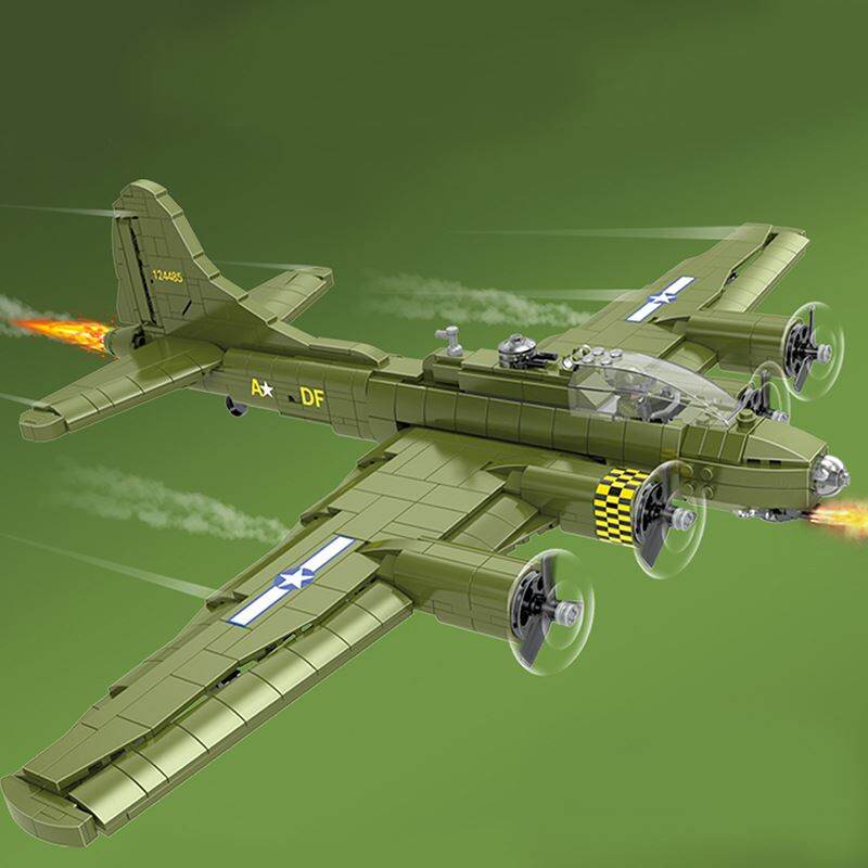 NUOCHONGTONGHUA | B17 Bomber Fighter Quân Sự Khối Xây Dựng