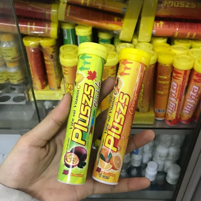 Combo 10 tuýp sủi chanh leo tuýp 20 viên