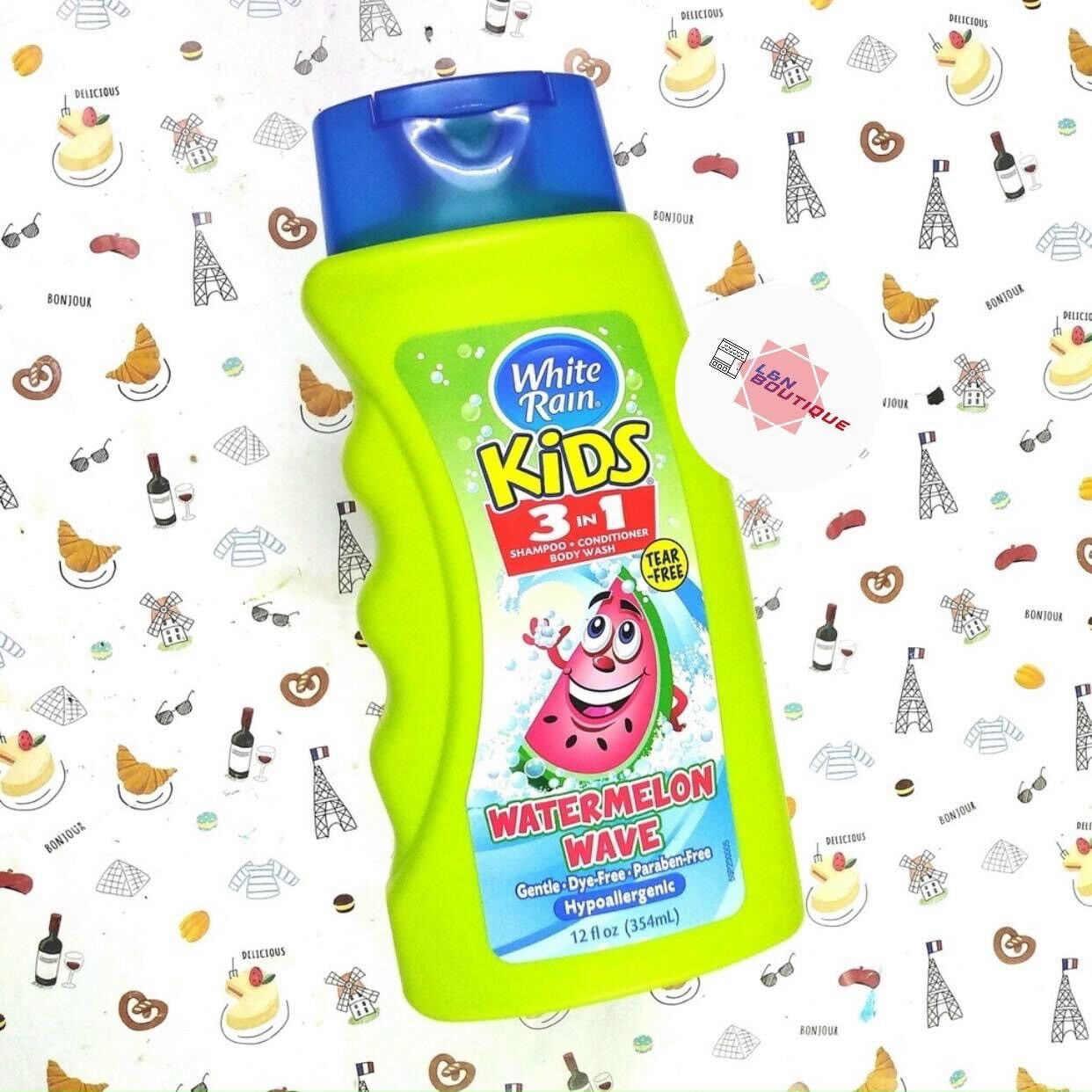 Sữa Tắm Gội Em Bé White Rain Kid 354ml
