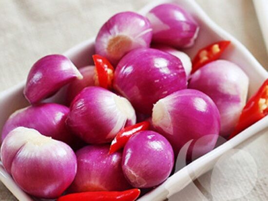 Củ hành tím ngâm chua ngọt hủ 500g