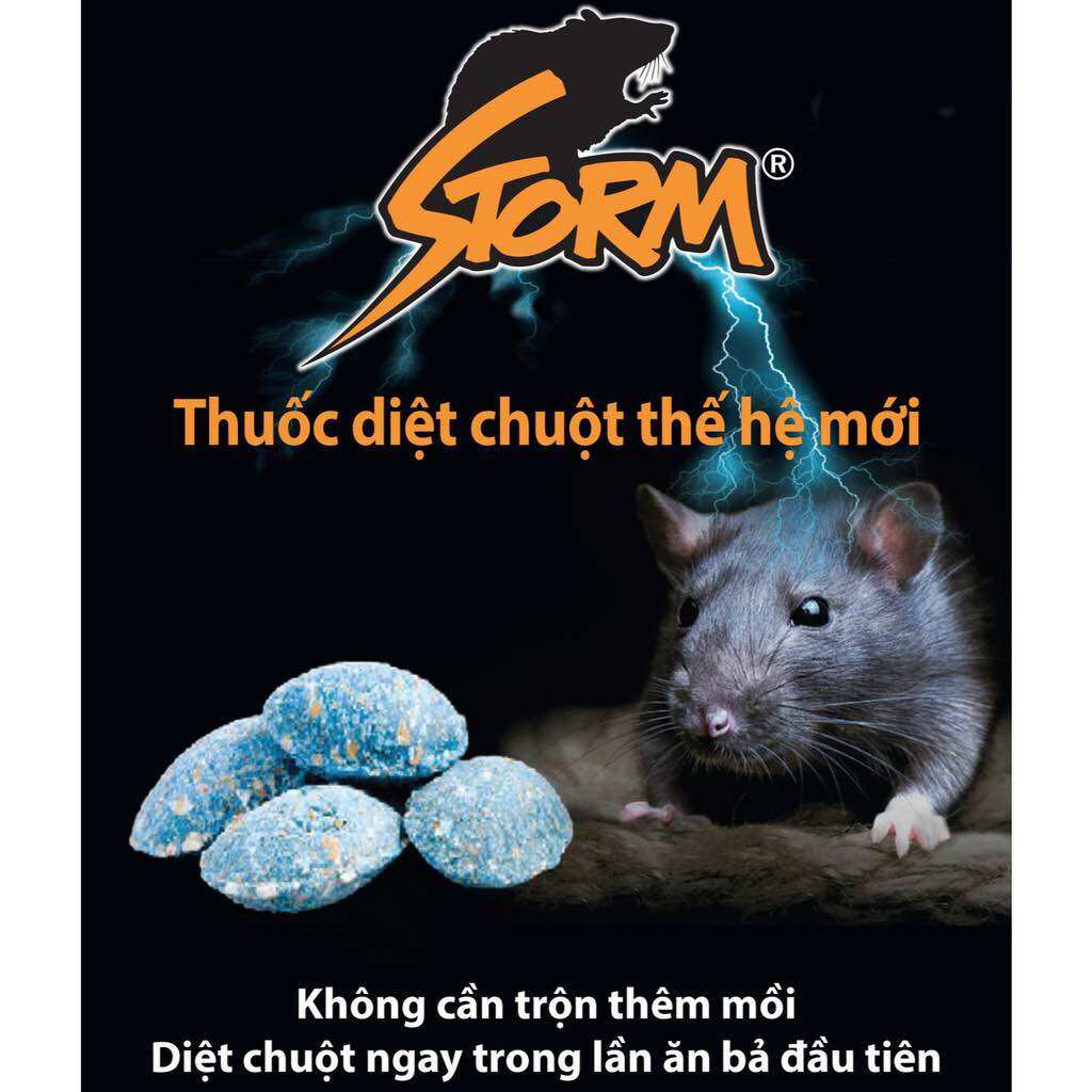 Combo 3 gói thuốc diệt chuột Storm