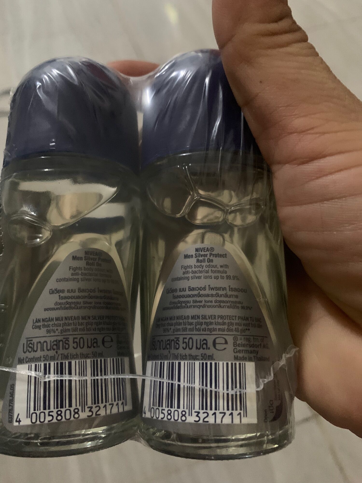 Lăn khử mùi NIVEA Men Silver Protect (50ml)