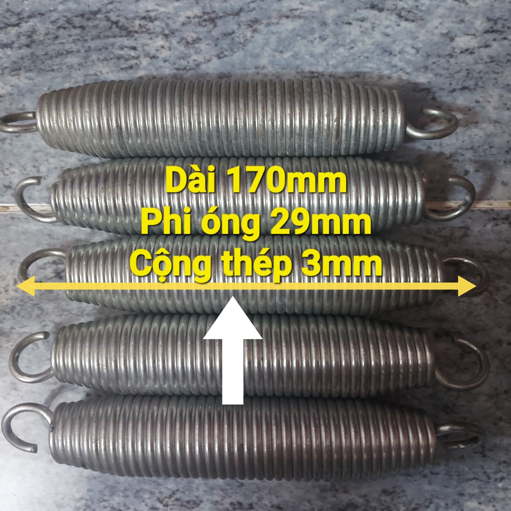Lò xo máy tập thể dục bộ 2 cây