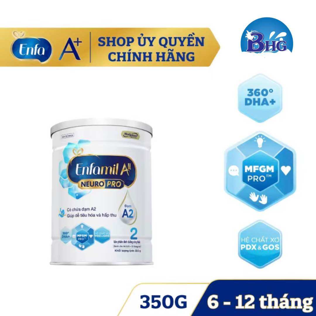 Sữa bột Enfamil A2 Neuropro Follow Up Formula số 2 350g 6 - 12 tháng- Date