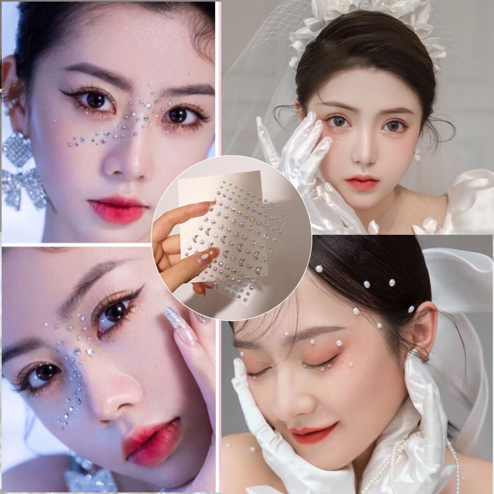 Phụ Kiện Đá Đính Mắt, Mặt Make up trang điểm ( mẫu chọn lọc)