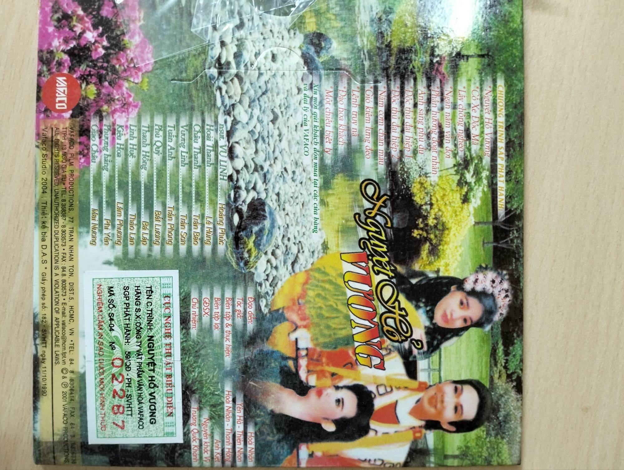 Combo 5 CD cải lương chính hãng ( lòng xanh ) vafaco phát hành