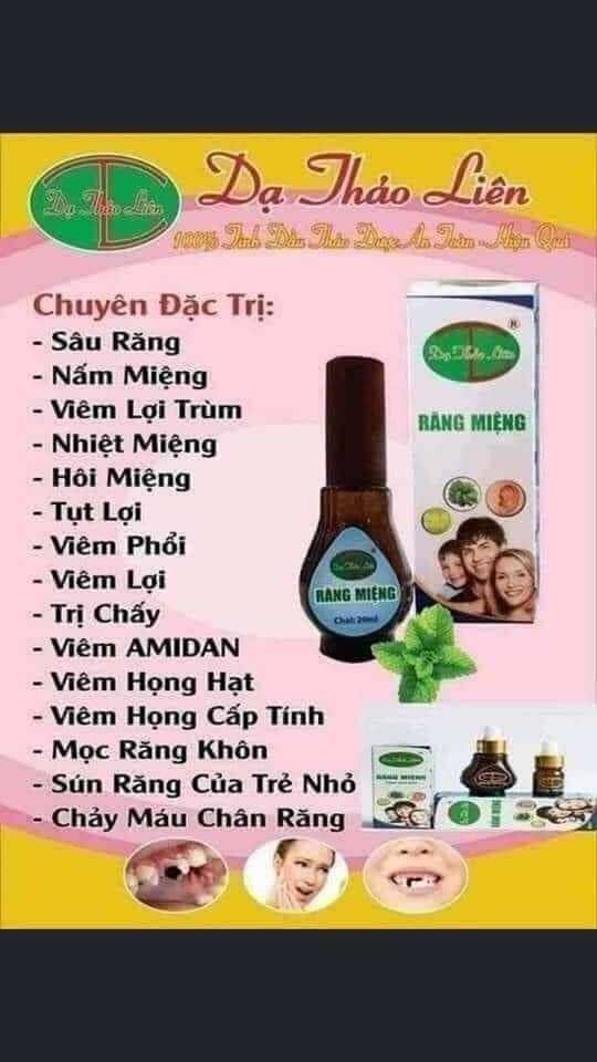 tinh dầu răng miệng