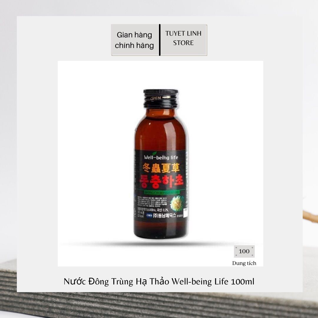 Nước Uống Đông Trùng Hạ Thảo Well-being life 100ml/ 1 Lọ