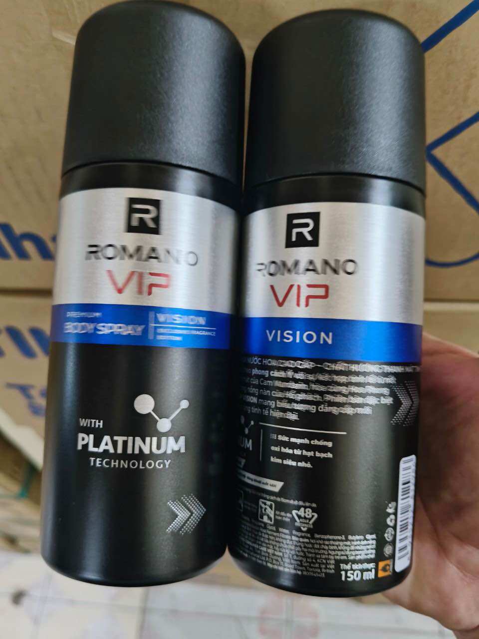 Xịt ngăn mùi toàn thân Romano 150ml