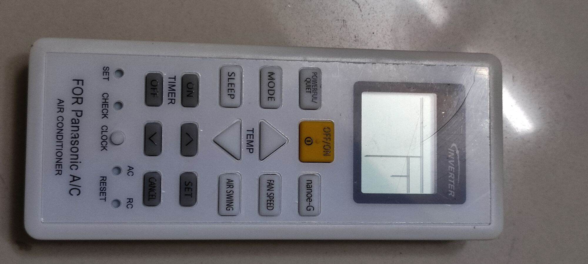 remote máy lạnh Panasonic inverter