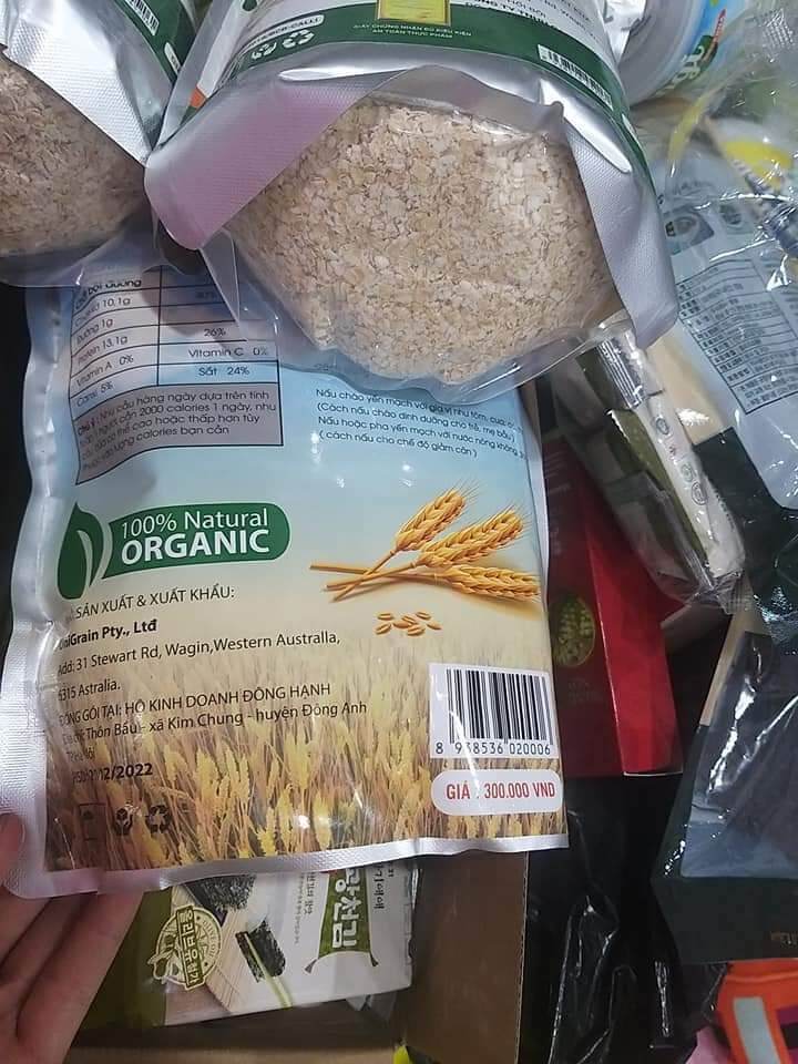 Yến mạch Úc tươi