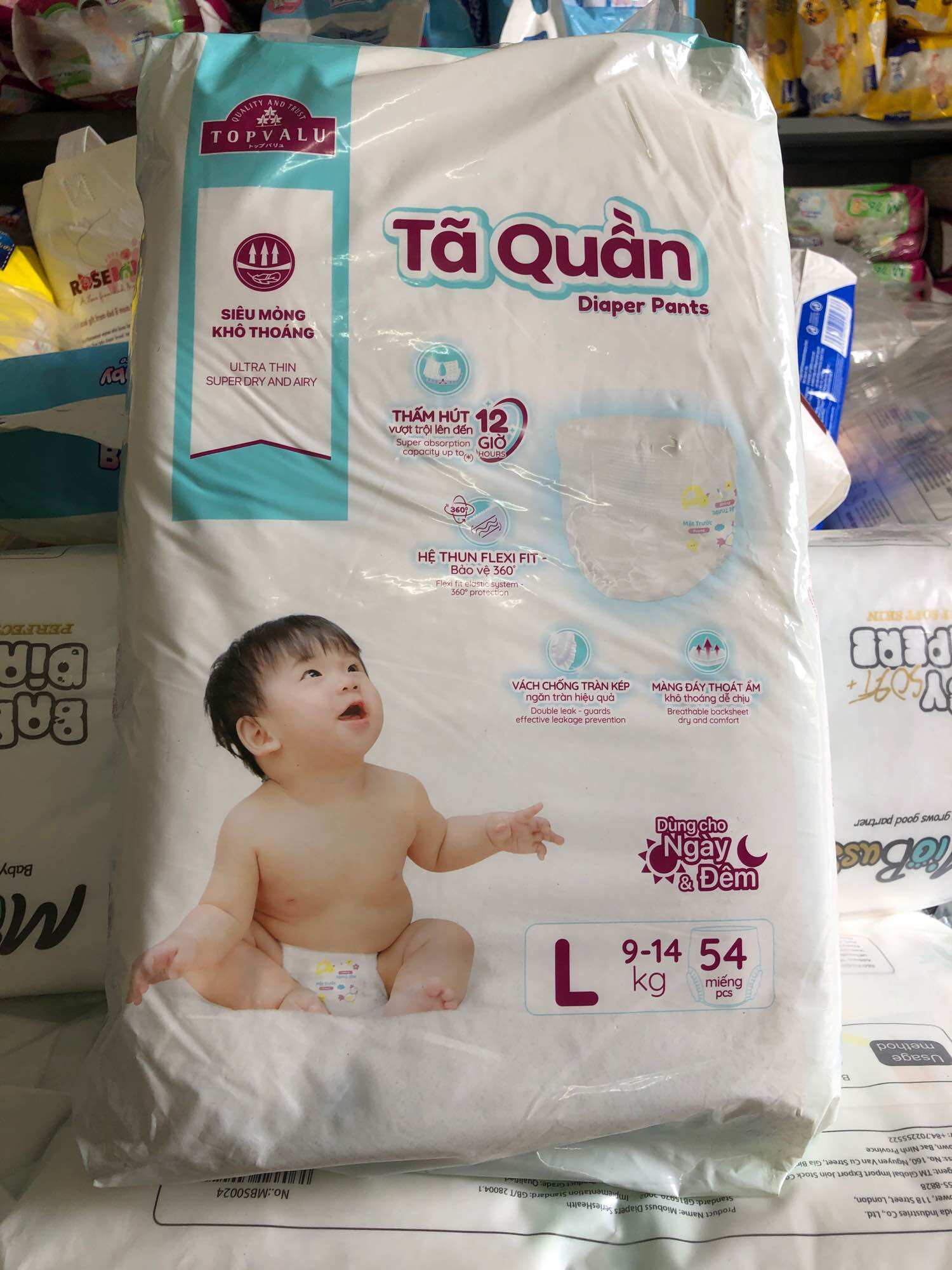 Tã quần topvalu size l54