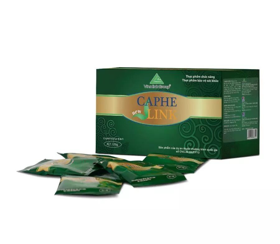 Caphe link / cà phê link new / hộp 20 gói