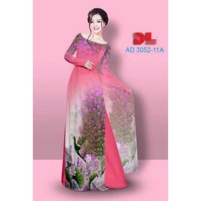 Vải áo dài con công