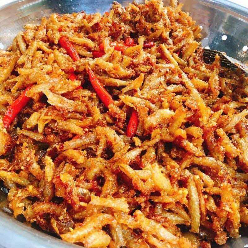 Cá bống rim mắm tỏi ớt - hũ 300g - giòn rụm thấm vị