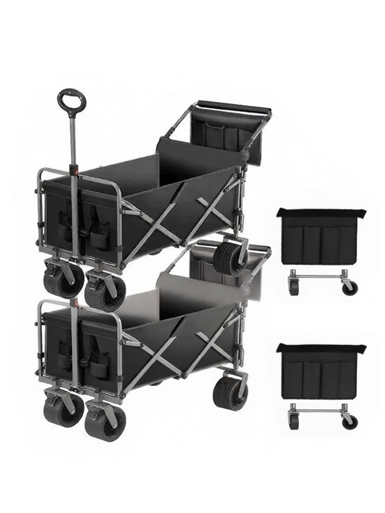 Extra Large Foldable Kids Can Lie Camping Wagon - 5