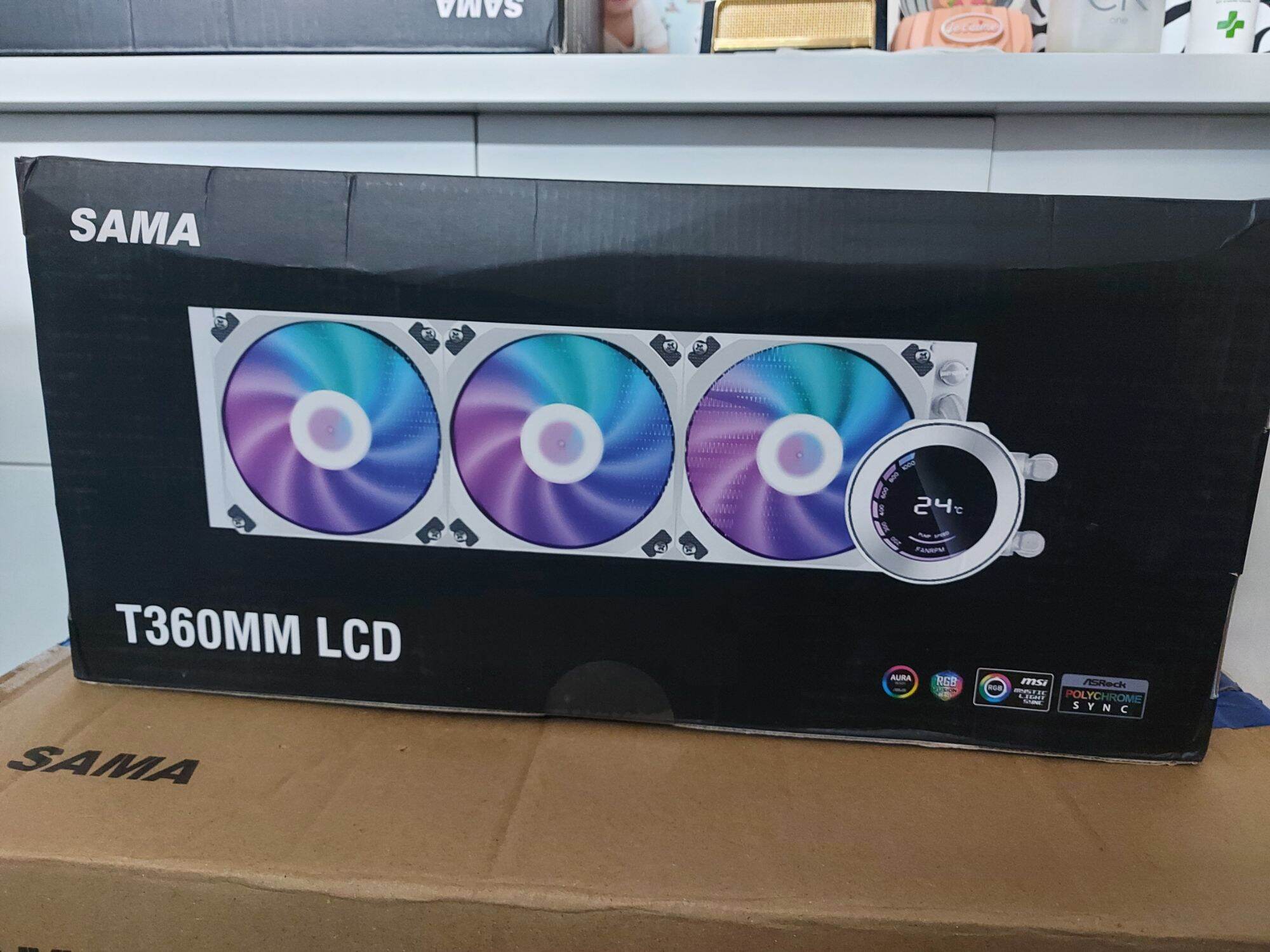 TẢN NHIỆT NƯỚC AIO 360 SAMA CÓ MÀN HÌNH LCD T360LCD | Lazada.vn