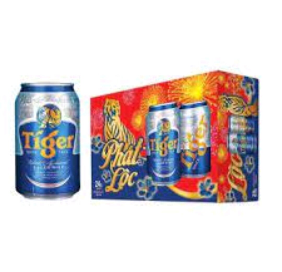 Thùng 24 Lon Bia Tiger lon 330 ml ( Giao ngay )