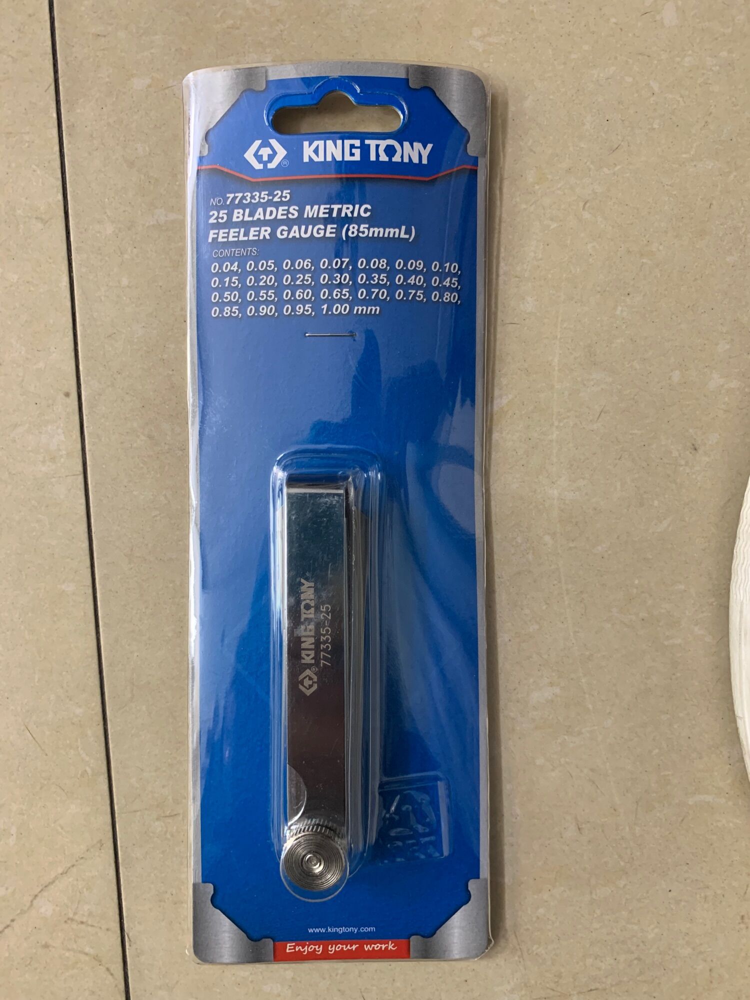 Thước lá canh 25 lá kingtony 77335