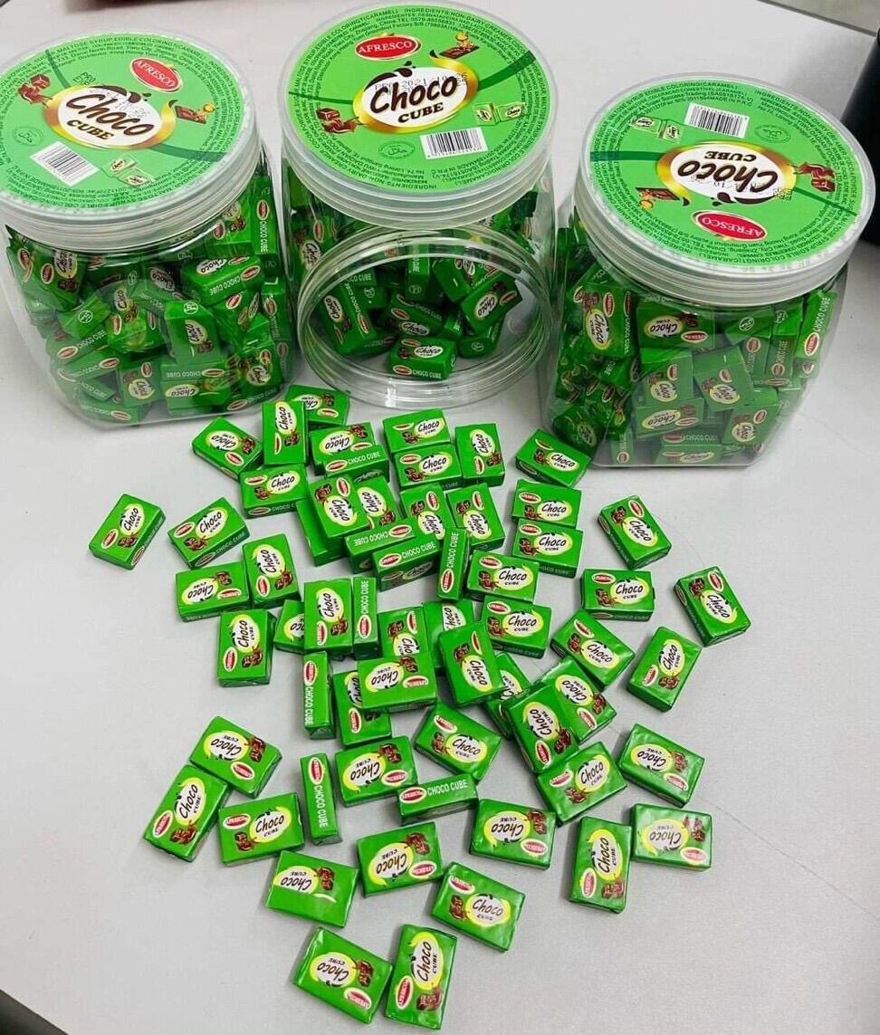 Kẹo choco cube hũ 120 viên