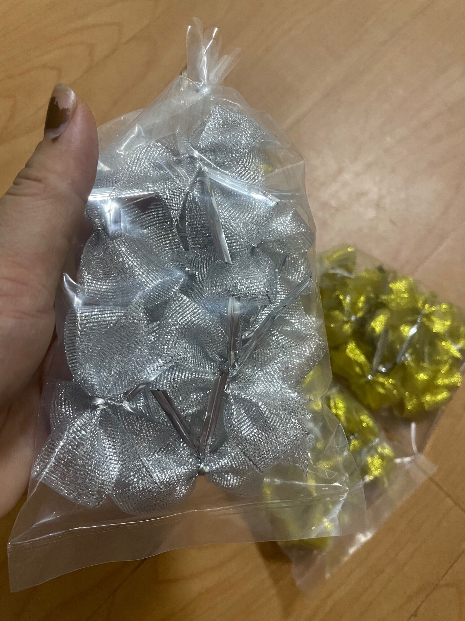 Bịch 20 Nơ Kim Tuyến Trang Trí