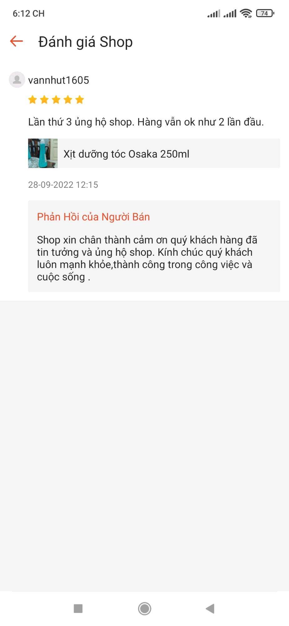 Xịt dưỡng tóc Osakak 250ml ( chai)