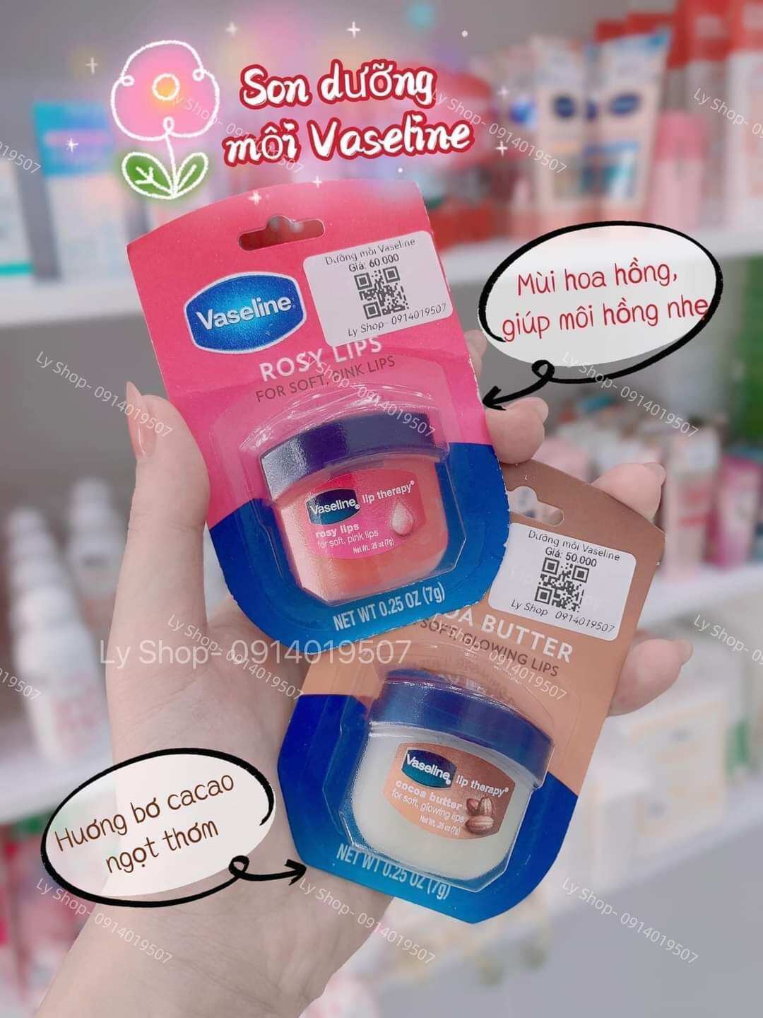Son Dưỡng Môi Vaseline Lip Therapy chính hãng