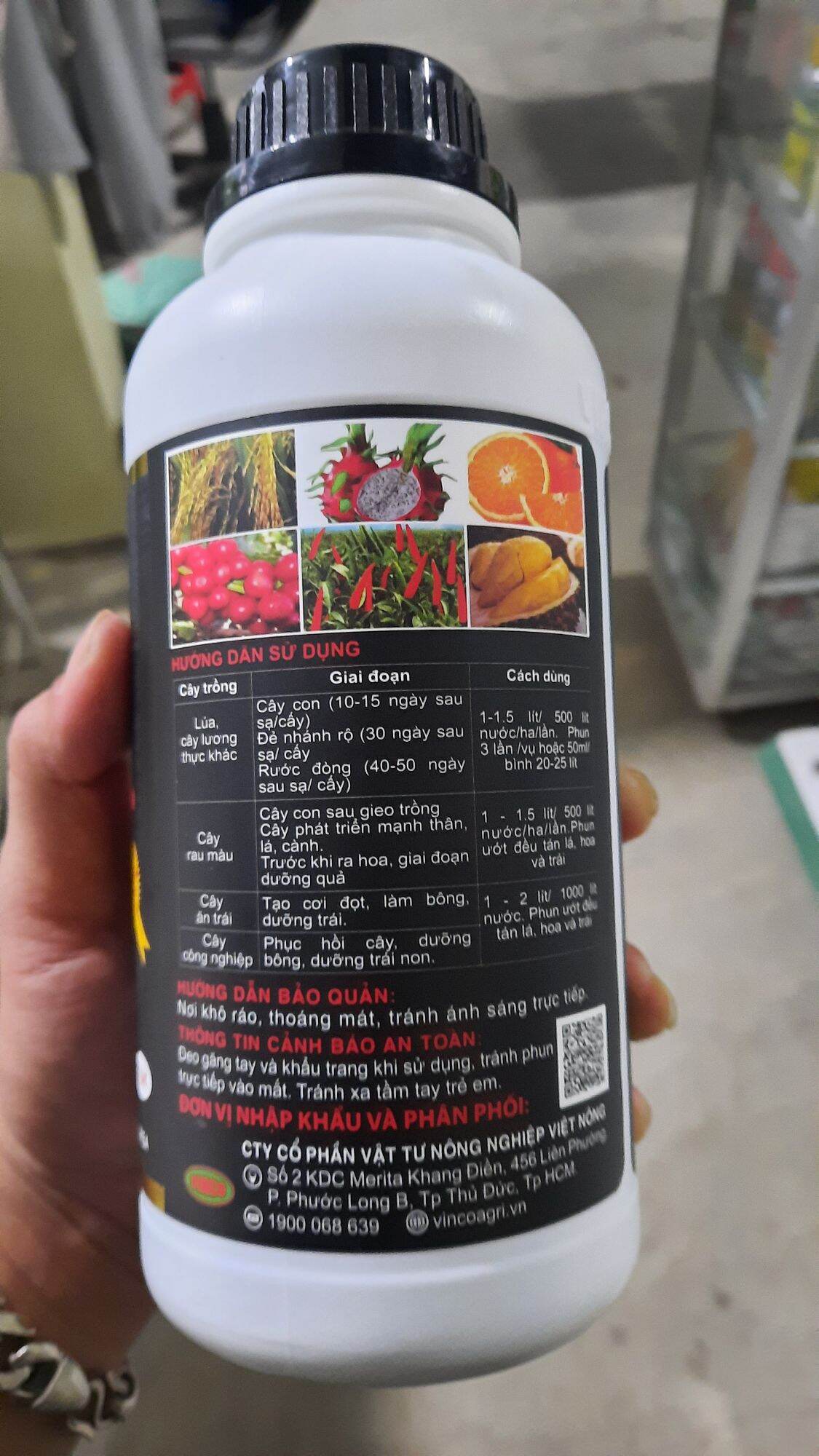 Phân bón lá trung lượng cao cấp VINCO 79 (chai 1 lít)