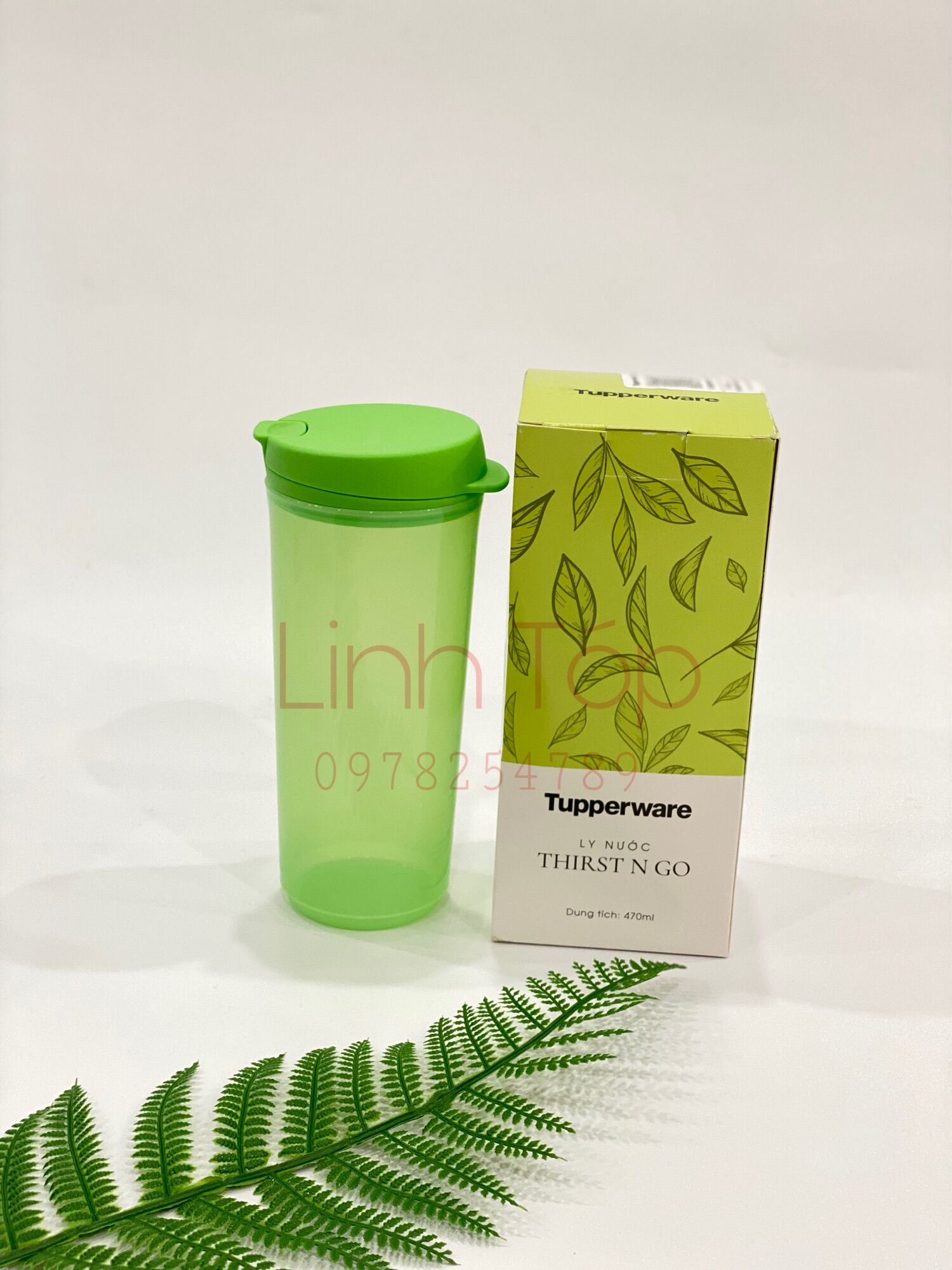 LY NƯỚC THIRST N GO 470ML - TUPPERWARE - Bh trọn đời