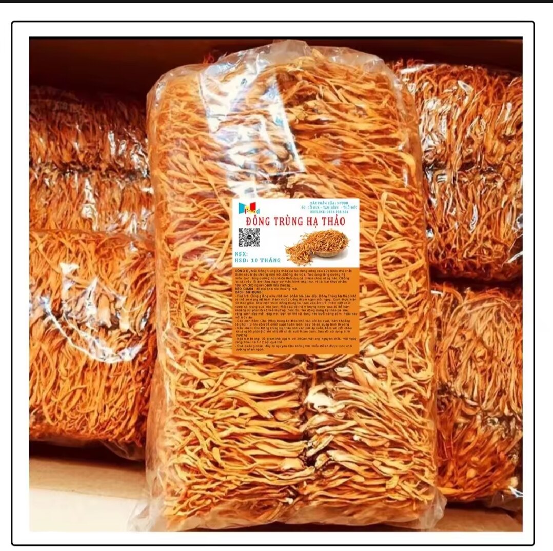 500G NẤM ĐÔNG TRÙNG HẠ THẢO SẤY KHÔ THƠM NGON BỔ DƯỠNG