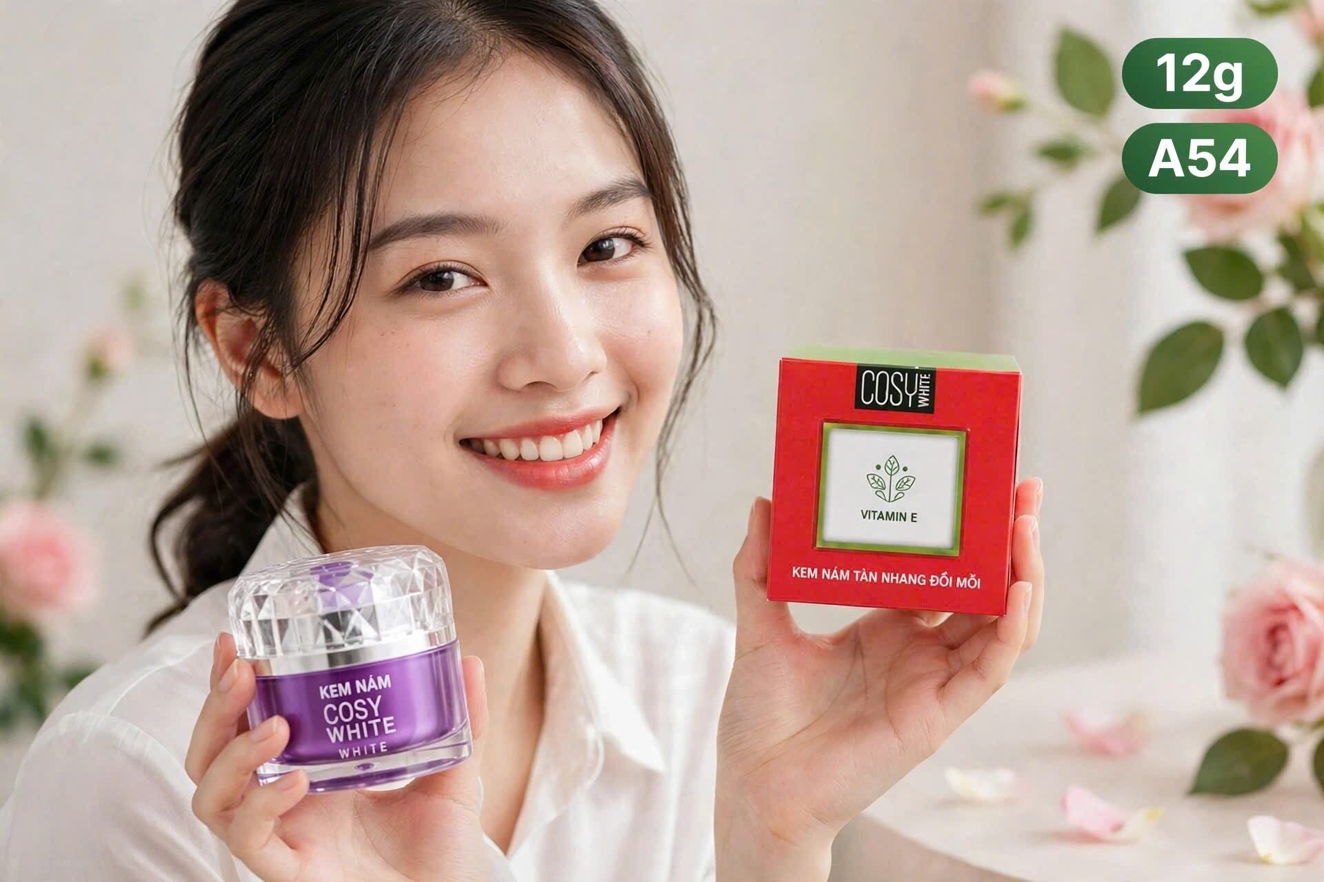 kem cosy white nám tàn nhang trắng da 12g