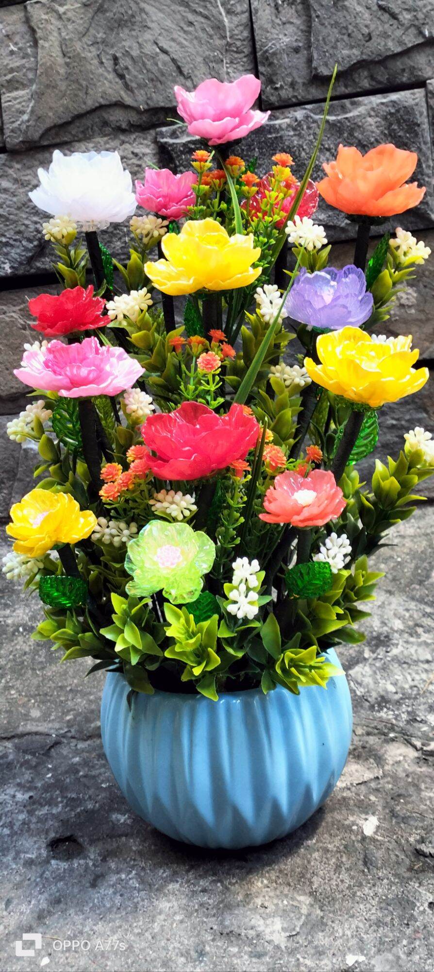 Chậu hoa hồng pha lê (38cm)