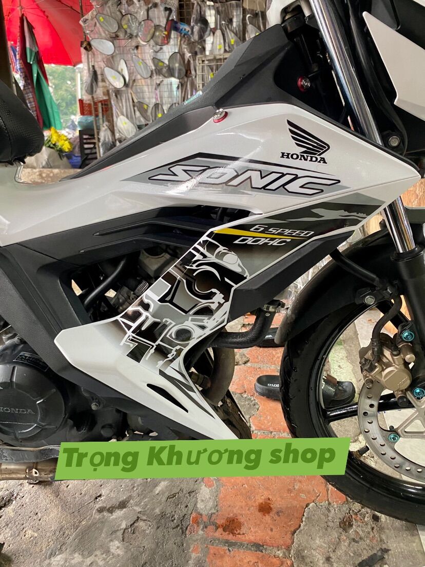 TEM RỜI 3 lớp ĐEN XÁM CÁ TÍNH CHO XE SONIC