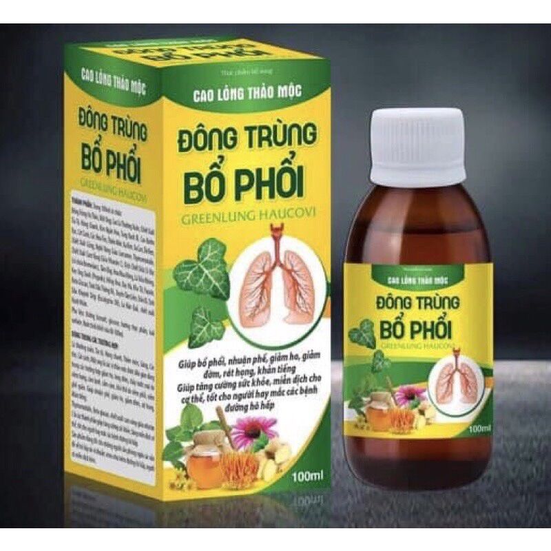 Đông Trùng Bổ Phổi - chai 100ml