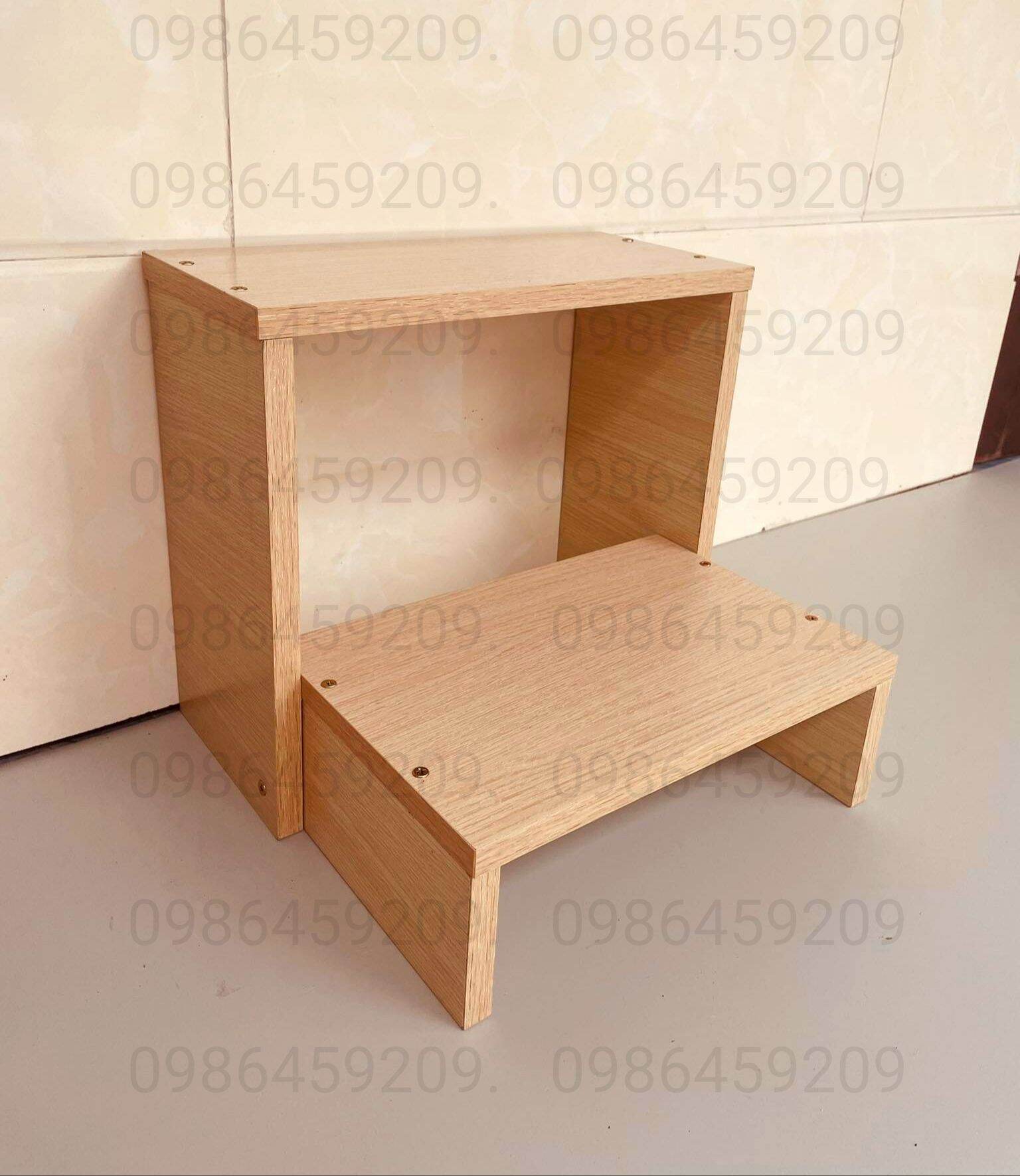 Gấp gọn-Kệ kê chân làm nail,móng cao 30.40 cm,ghế móng để máy hơ nail