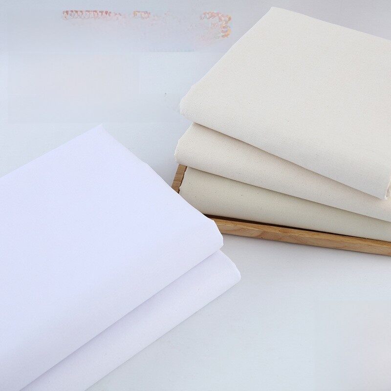 Vải Cotton Trắng Dùng Cho Vẽ Tranh Nghệ Thuật Tự Làm Vải Canvas Cotton Polyester Chống Phai Màu Nguyên Liệu Thô Cho Các Dự Án Thủ Công