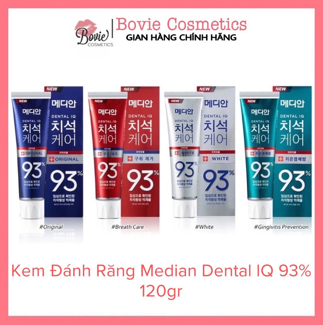 Kem đánh răng median dental iq 93% 120gr