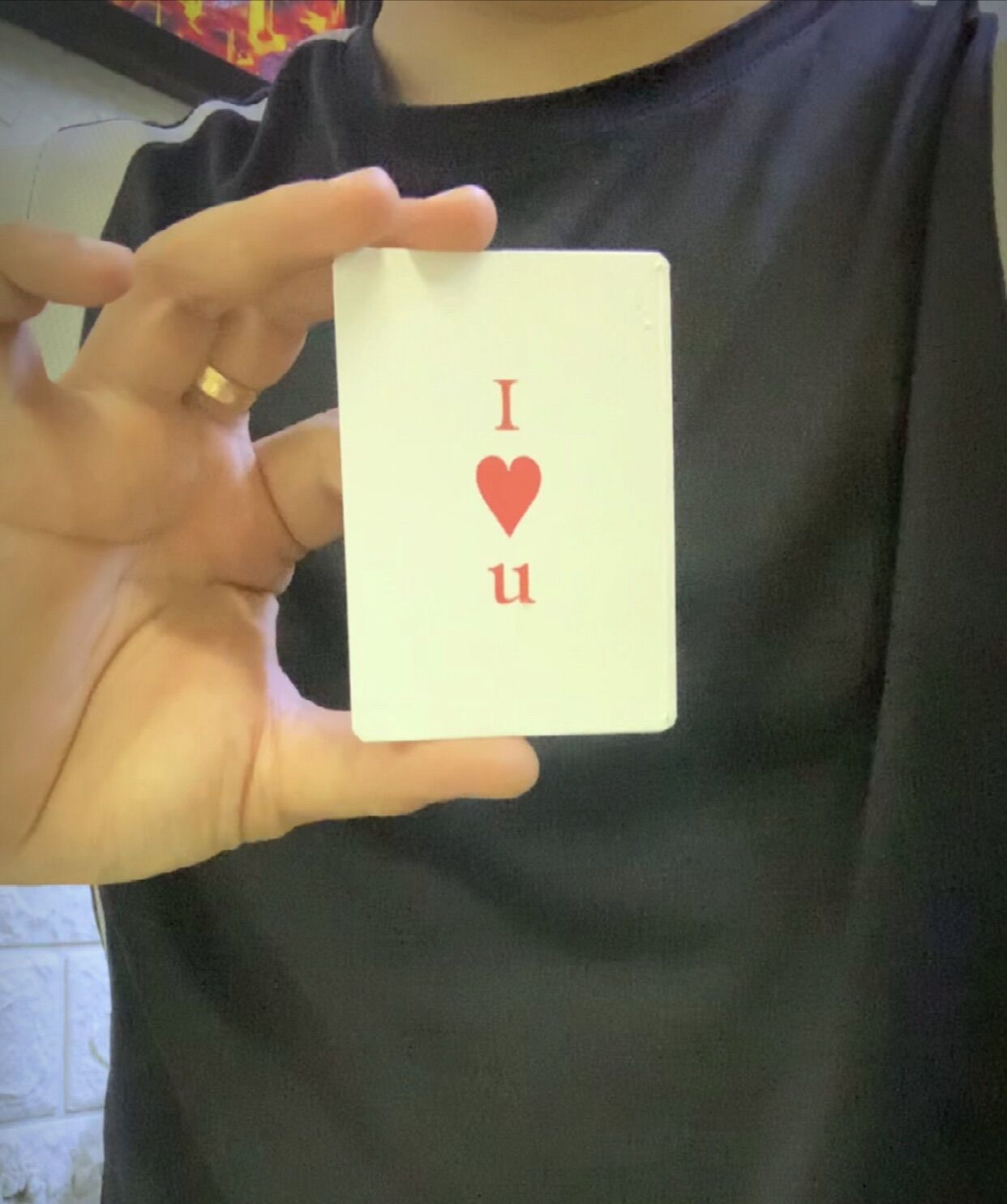 Lá bài xì thành I love You - ace to I love you