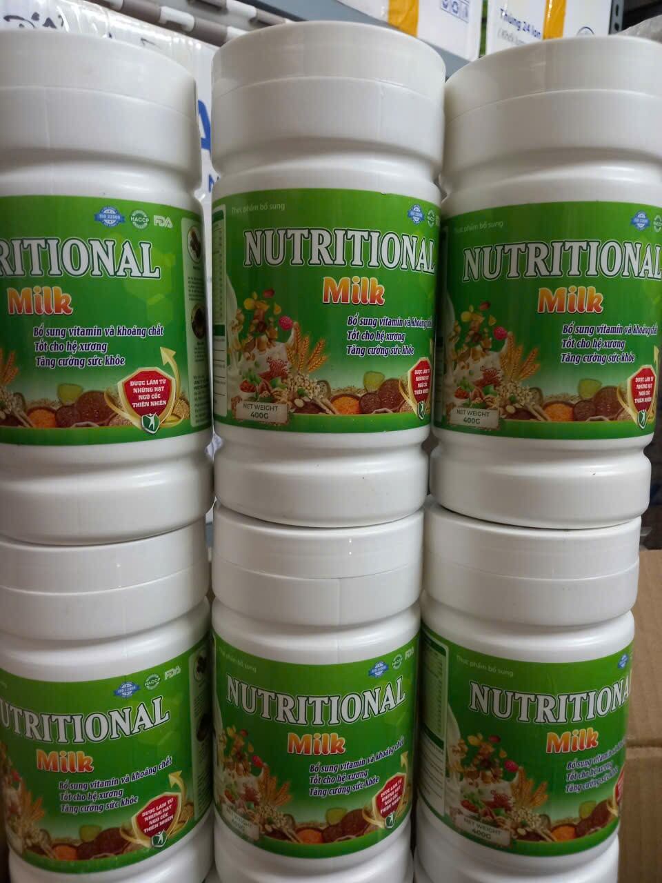 (Hạn SD 11/2026) Sữa hạt Nutritional Milk 400g, hỗ trợ tăng cường sức đề kháng