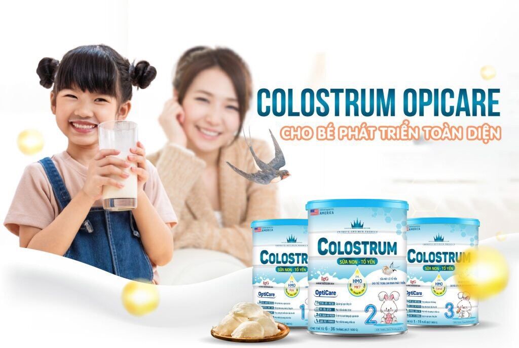 Sữa bột colostrum opticare số 1, 2 3 - sữa non & tổ yến.